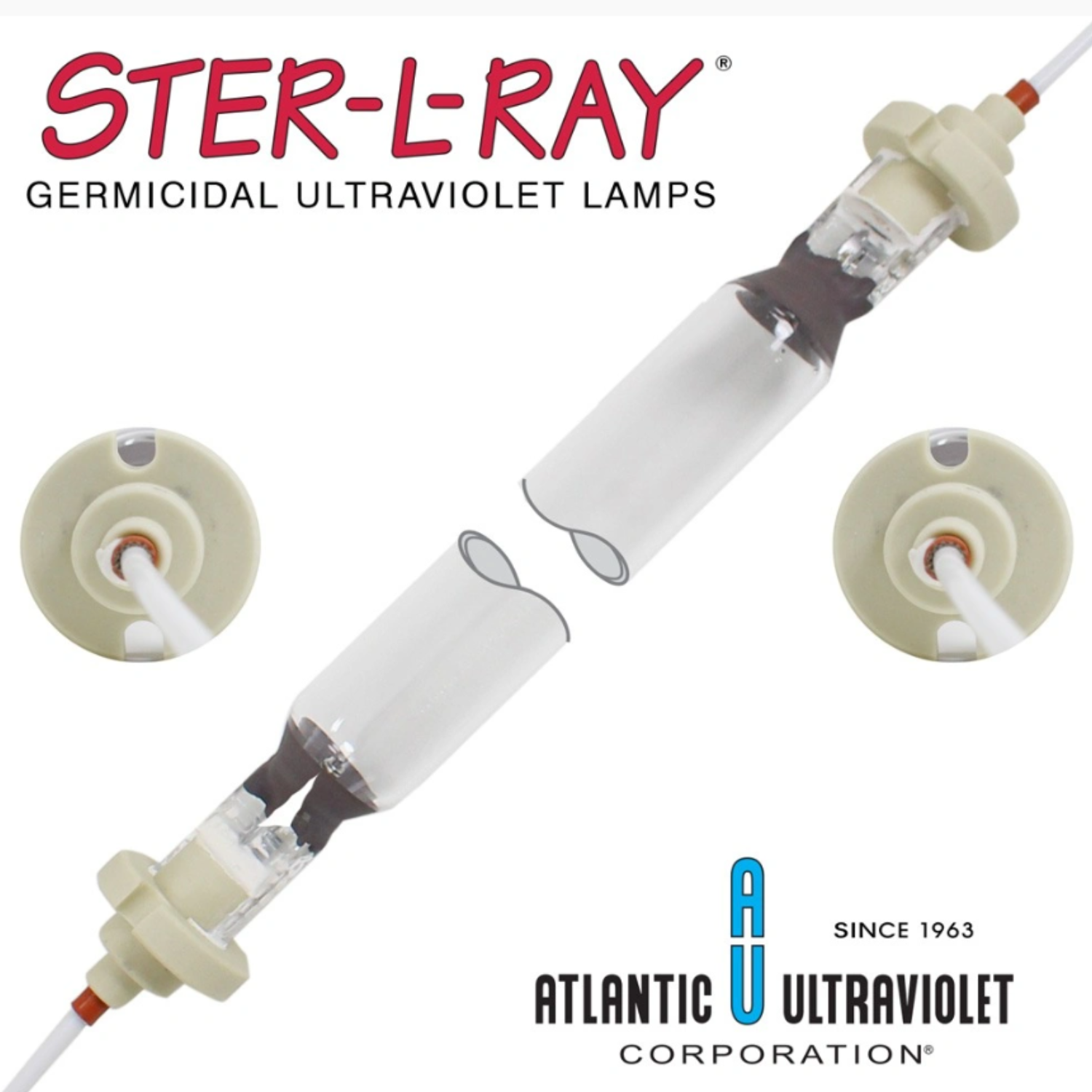 Atlantic Ultraviolet Ster-L-Ray® Replacement UV Lamp for Berson UV-Techniek B2020