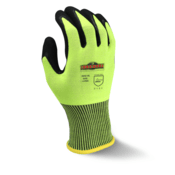 Radians Radwear Silver Series High Visibility Knit Dip Glove, Size S