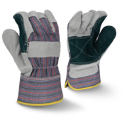 Radians Regular Shoulder Gray Split Cowhide Leather Glove, Size XL