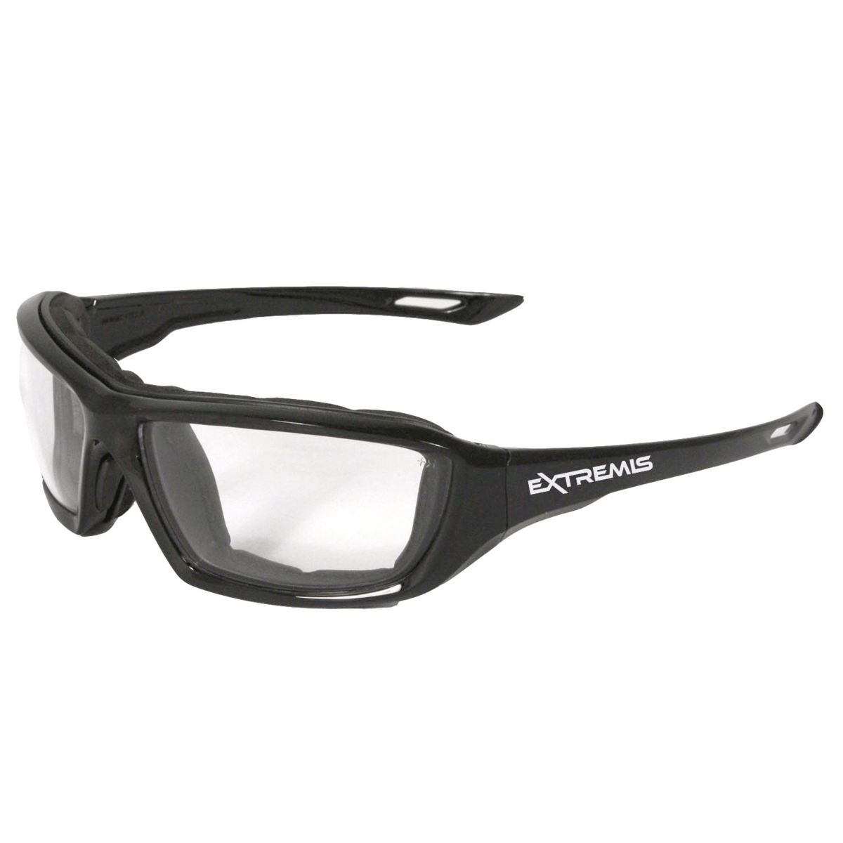 Radians Extremis Safety Eyewear, Black Frame, Clear Anti-Fog Lens