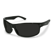 Radians Premium Safety Eyewear, Shiny Black Frame, Smoke Lens