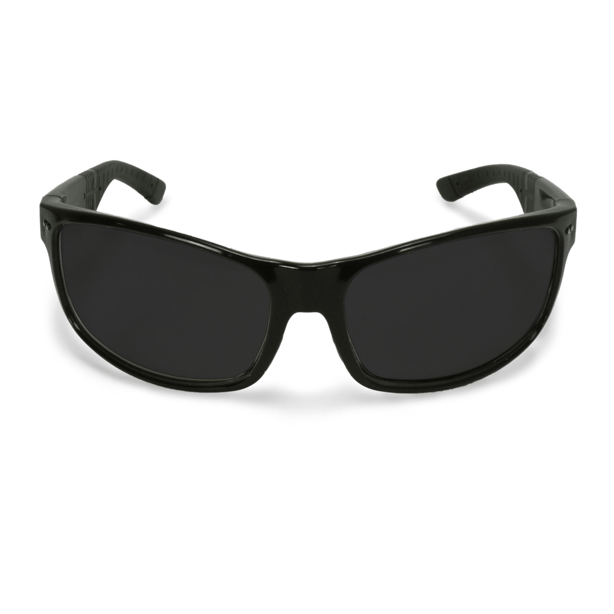 Radians Premium Safety Eyewear, Shiny Black Frame, Smoke Lens