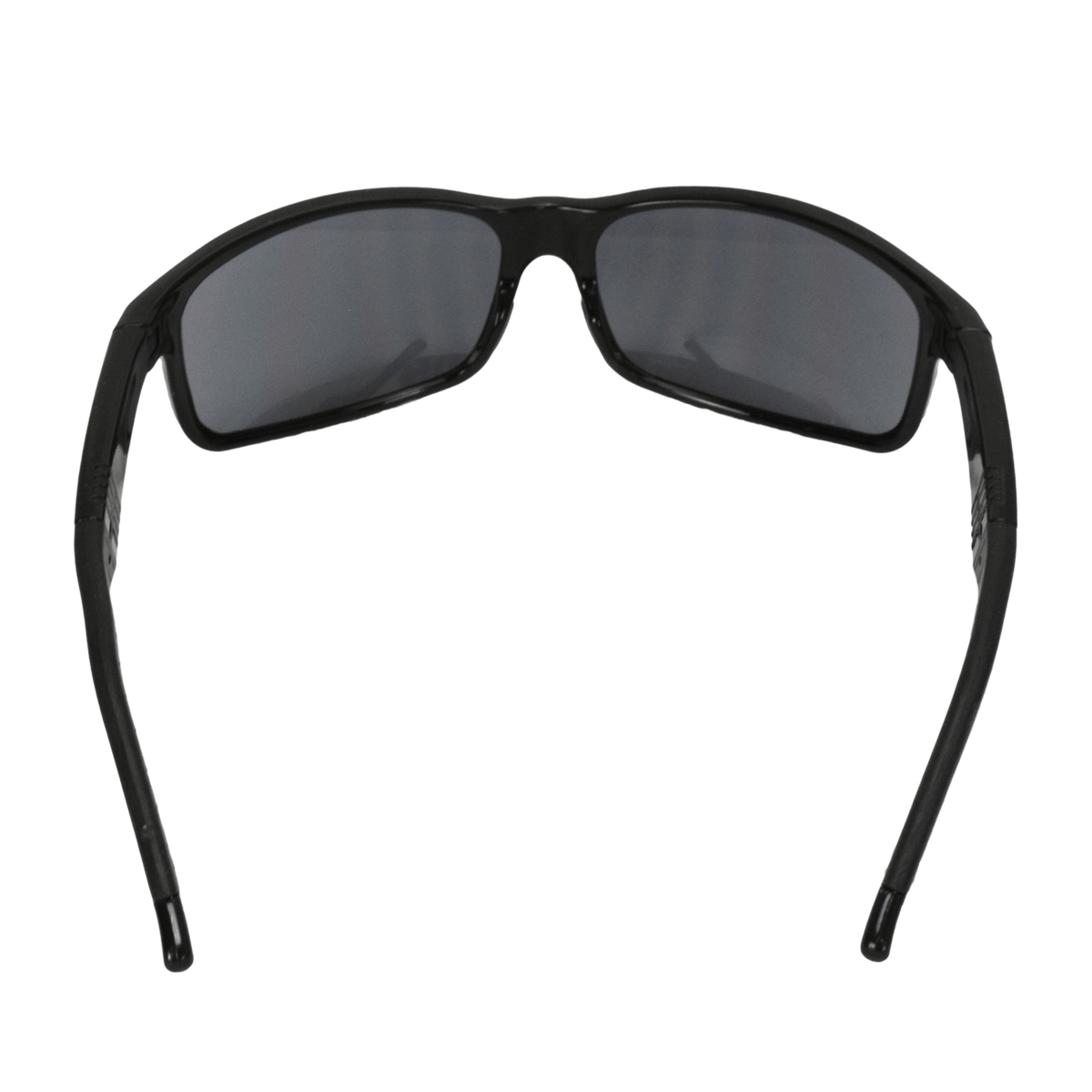 Radians Premium Safety Eyewear, Shiny Black Frame, Silver Mirror Lens