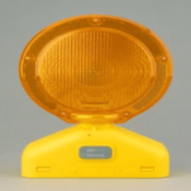TrafFix Devices 3V LED Heavy Duty Barricade Light, D Cell with Photocell, 3 Way Switch