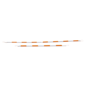 TrafFix Devices Cone Bar, 6'-10' Adjustable, White/Orange Reflective
