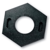 TrafFix Devices Recycled Rubber Looper or Grabber Tube Base, 12 lbs