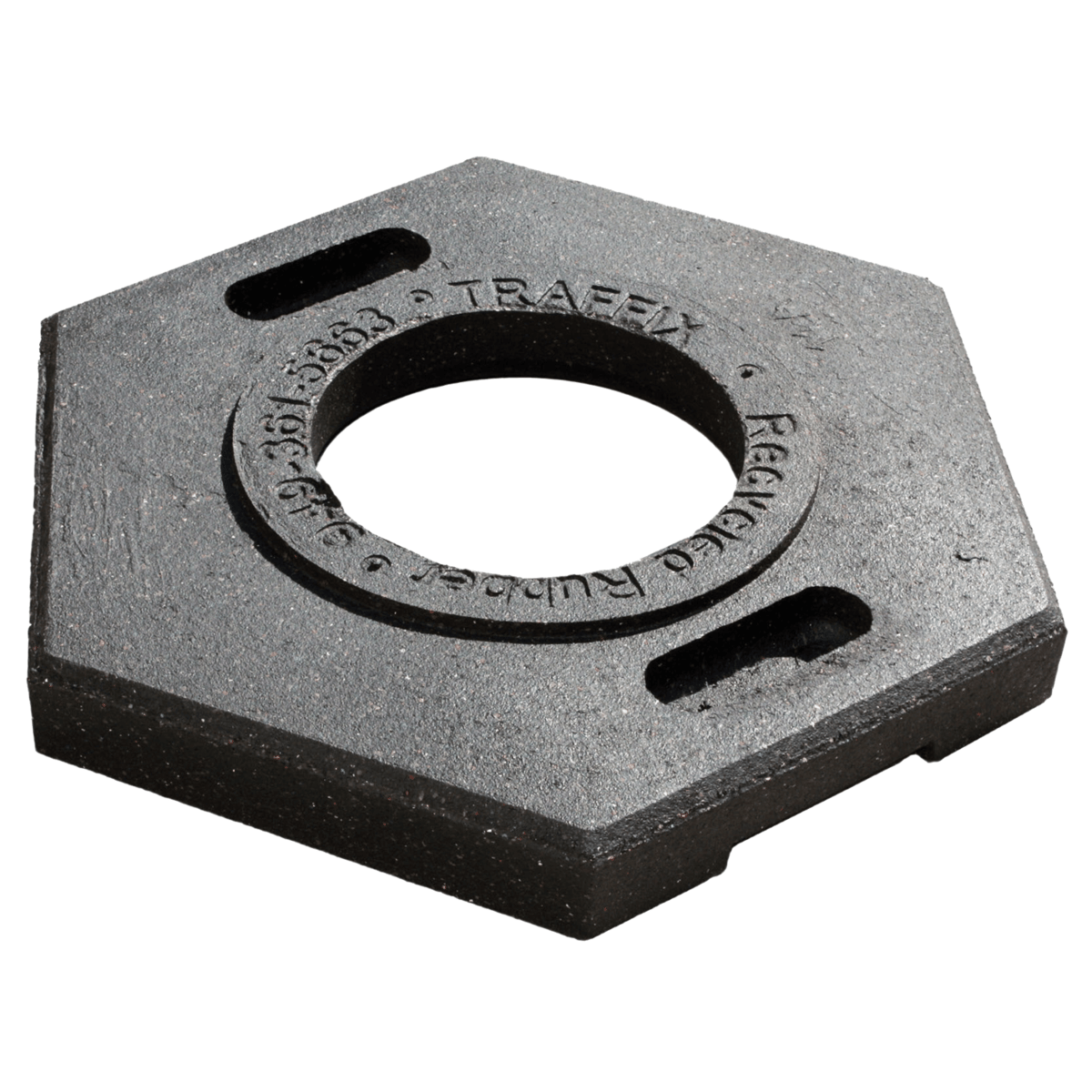TrafFix Devices Recycled Rubber Looper or Grabber Cone Base, 16 lbs