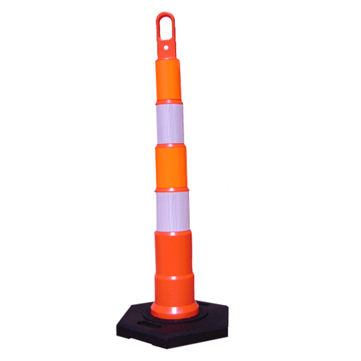 TrafFix Devices 42" Looper Cone, 4 x 6" OWOW HI Collars, No Base