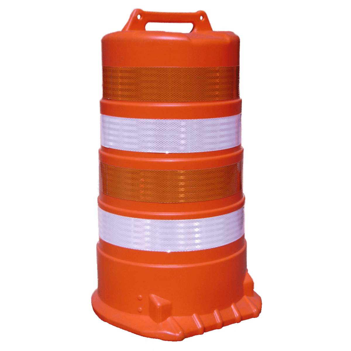TrafFix Devices Contractor Drum, LDPE 4 x 4" HI OWOW, No Base