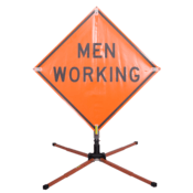 TrafFix Devices Single Spring Sign Stand w/ Universal Sign Holder