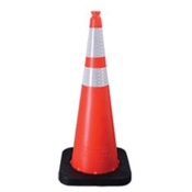 VizCon 36"/10 lbs Enviro Cone, Two Collars