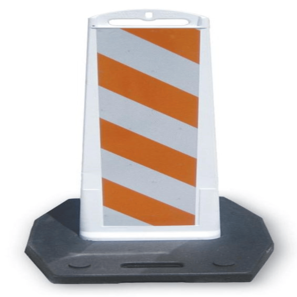 TrafFix Devices Premier Vertical Panel w/ HI Sheeting on Both Sides, 8" x 36", White