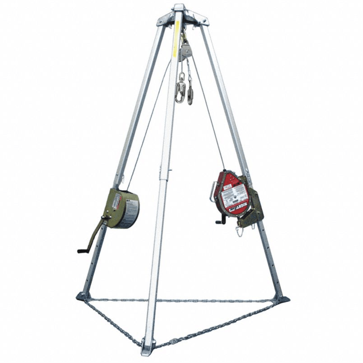 Honeywell Complete Confined Space System 50' Galvanized MightEvac SRL w/ 65' Manhandler Winch and 9' Tripod