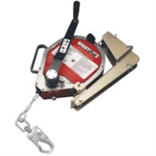 Honeywell Safety Products MightEvac™ 3/16" x 50' Self Retracting Lifeline w/ Mounting Bracket Stainless Steel