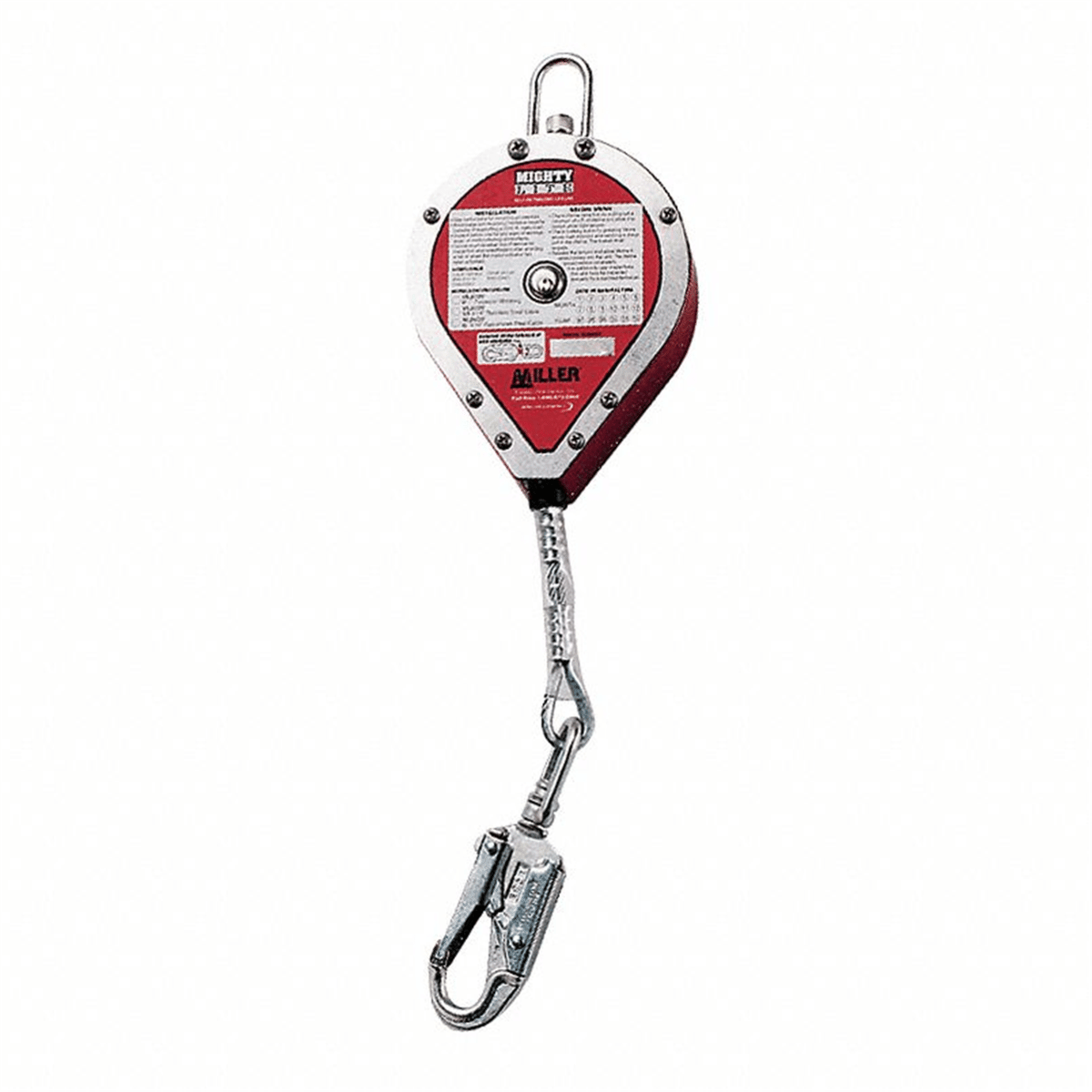 Miller Retractable Stainless Steel Cable ANSI Z7