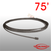 Pipeline 3/8" x 75' Long Heavy Duty Pulling Cable for Up to 15,000 lbs