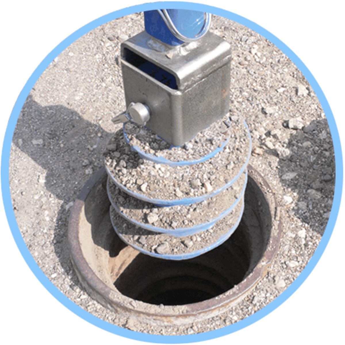 Trumbull Valve and Curb Box Key Kit, Cleanout Auger
