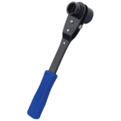 Trumbull Double Socket Ratchet Wrench, Blue, 1-1/4" Large Socket, 1-1/16" Small Socket
