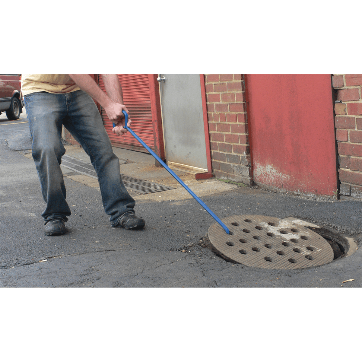 Trumbull In-Line Handle Manhole Cover Hook, 36" Long