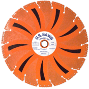 U.S. SAWS Tiger Tooth Diamond Pipe Cutting Blade, 12"
