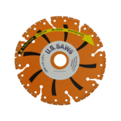 U.S. SAWS Tiger Tooth Diamond Pipe Cutting Blade, 4.5"