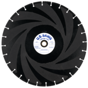 U.S. SAWS Pipe Piranha Diamond Pipe Cutting Blade, 12"