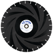 U.S. SAWS Pipe Piranha Diamond Pipe Cutting Blade, 16"