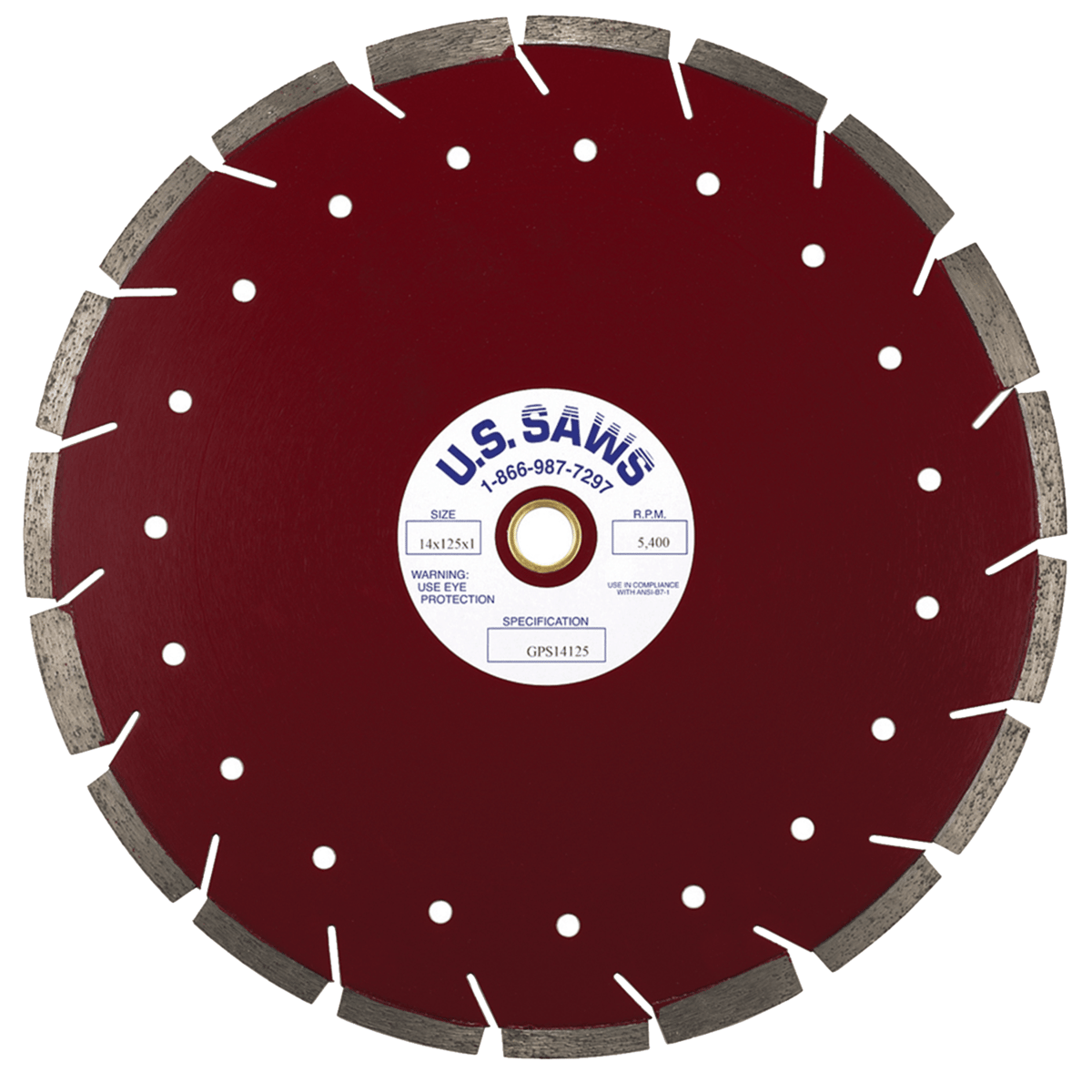 U.S. SAWS The General General Purpose Diamond Blade, 14"