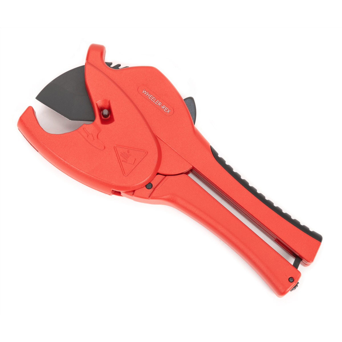 Wheeler-Rex Ratcheting Pipe Cutter w/ V-Blade for Plastic Pipe, 1/8 to 1-5/8" OD