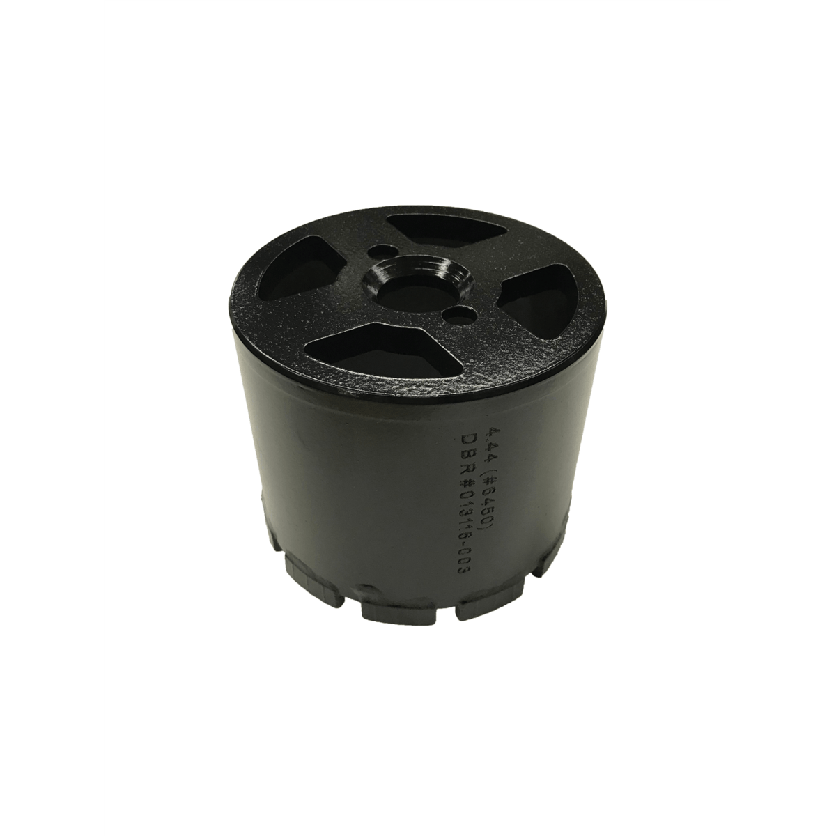 Wheeler-Rex Diamond Cutter Shell for Clay, Reinforced Concrete, Cast & Ductile Iron, 4-1/2"