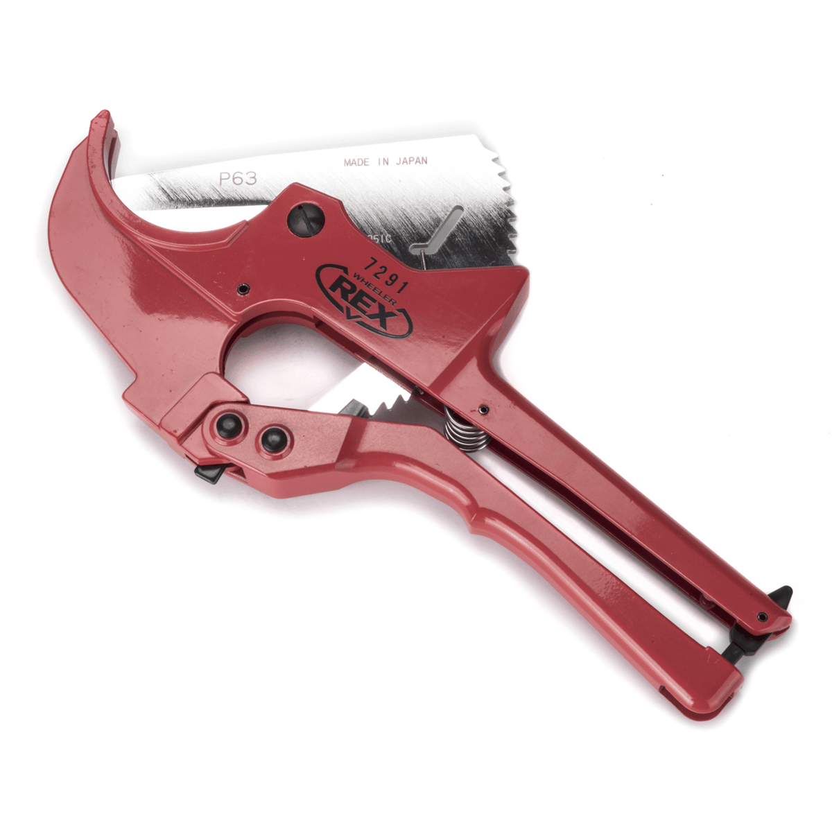 Wheeler-Rex Ratcheting Pipe Cutter for Plastic Pipe, 1/8 to 2-7/16" OD