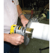 Wheeler-Rex Power Plastic Pipe Beveler, HSS Bit