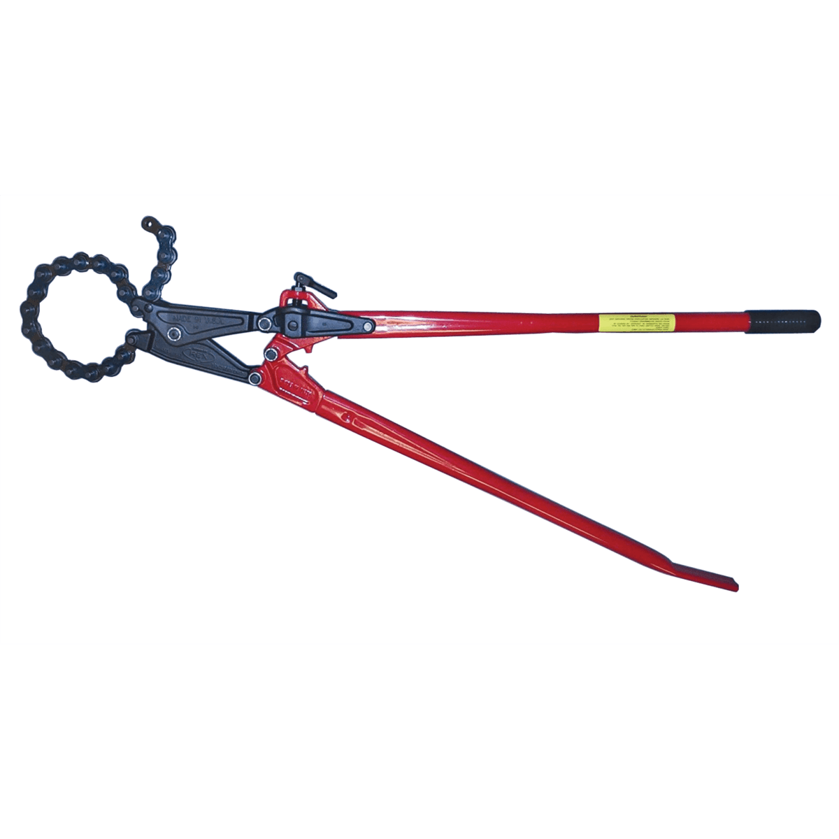 Wheeler-Rex Manual Chain-Style Pipe Cutter for 1-1/2"-6" Cast Iron / 4"-10" Tile/Clay