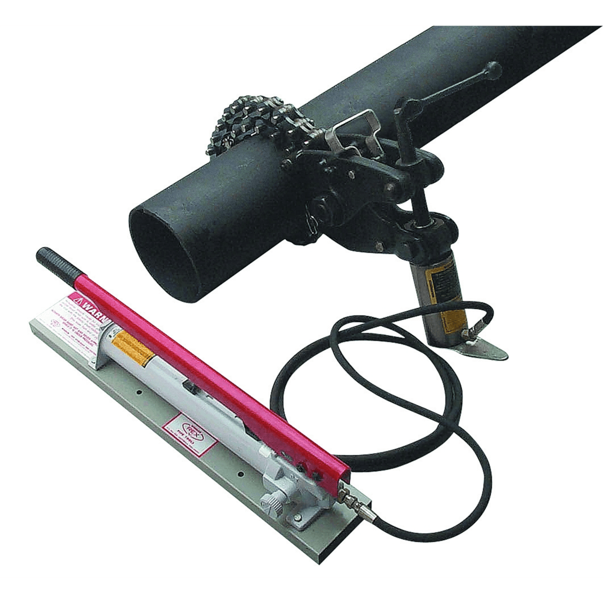 Wheeler-Rex Hydraulic Chain-Style Pipe Cutter for 4"-12" Cast Iron/Tile/Concrete