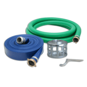 Abbott Rubber 1148 Series, PVC Water Suction Hose Boxed Kit w/ PVC Discharge, M&F NPSH, 1-1/2"