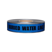Presco Detectable Tape, 2" x 1000' Roll, Blue, Caution Buried Water Line Below