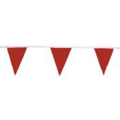 Presco Pennant Flag, 9" x 12" x 60' Roll, Red