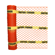 Presco Safety Barrier Fence, 4' x 50' Roll, Diamond, Orange, Caution Cuidado