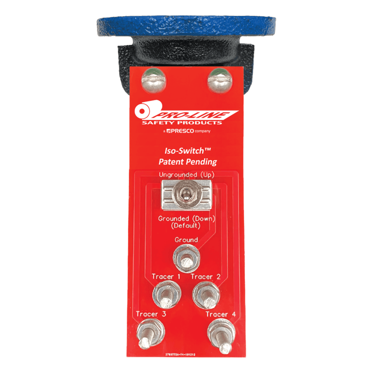TracerPit® All-Duty ISO-Switch 5-Terminal Tracer Wire Access Point, Water, Blue Lid