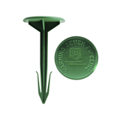 Rhino 4" SoilMarker™, Green, Warning Sewer Pipeline w/ 811 Logo