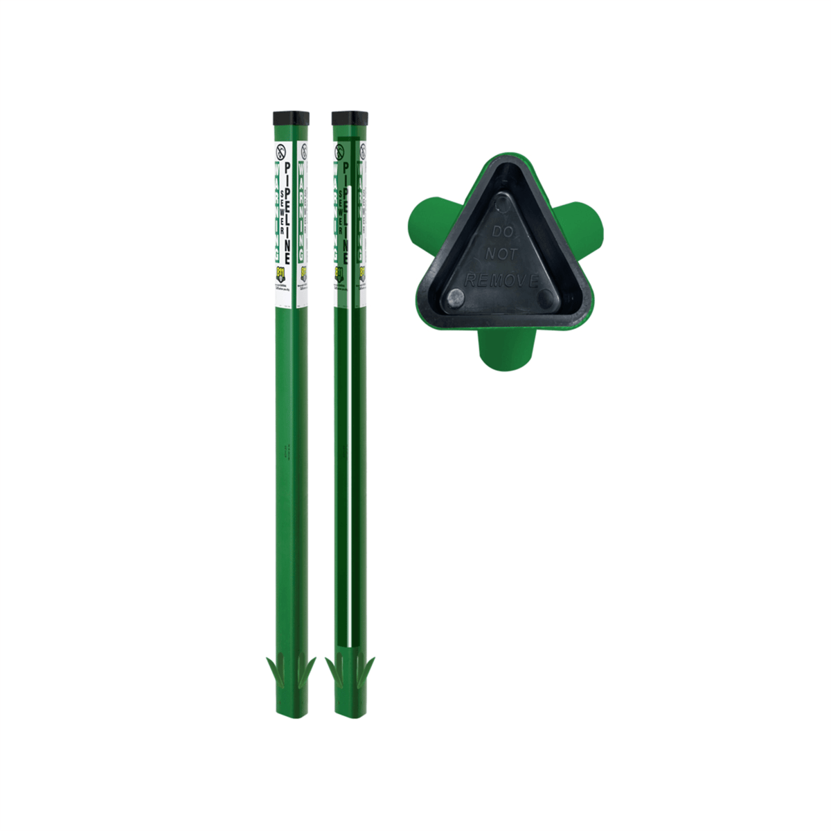 Rhino TriView® Post, Green, Sewer Pipeline