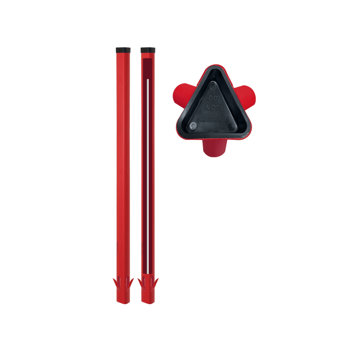 Rhino TriView® Post, Red, Fire Hydrant