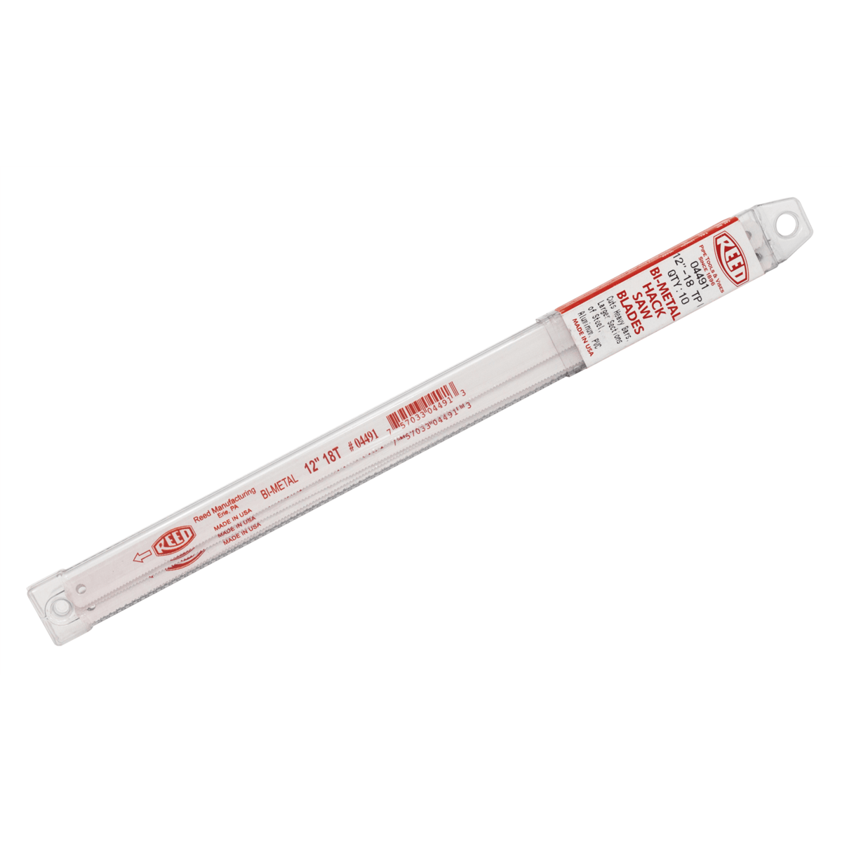 Reed Hack Saw Blade, 12 - 18" Teeth