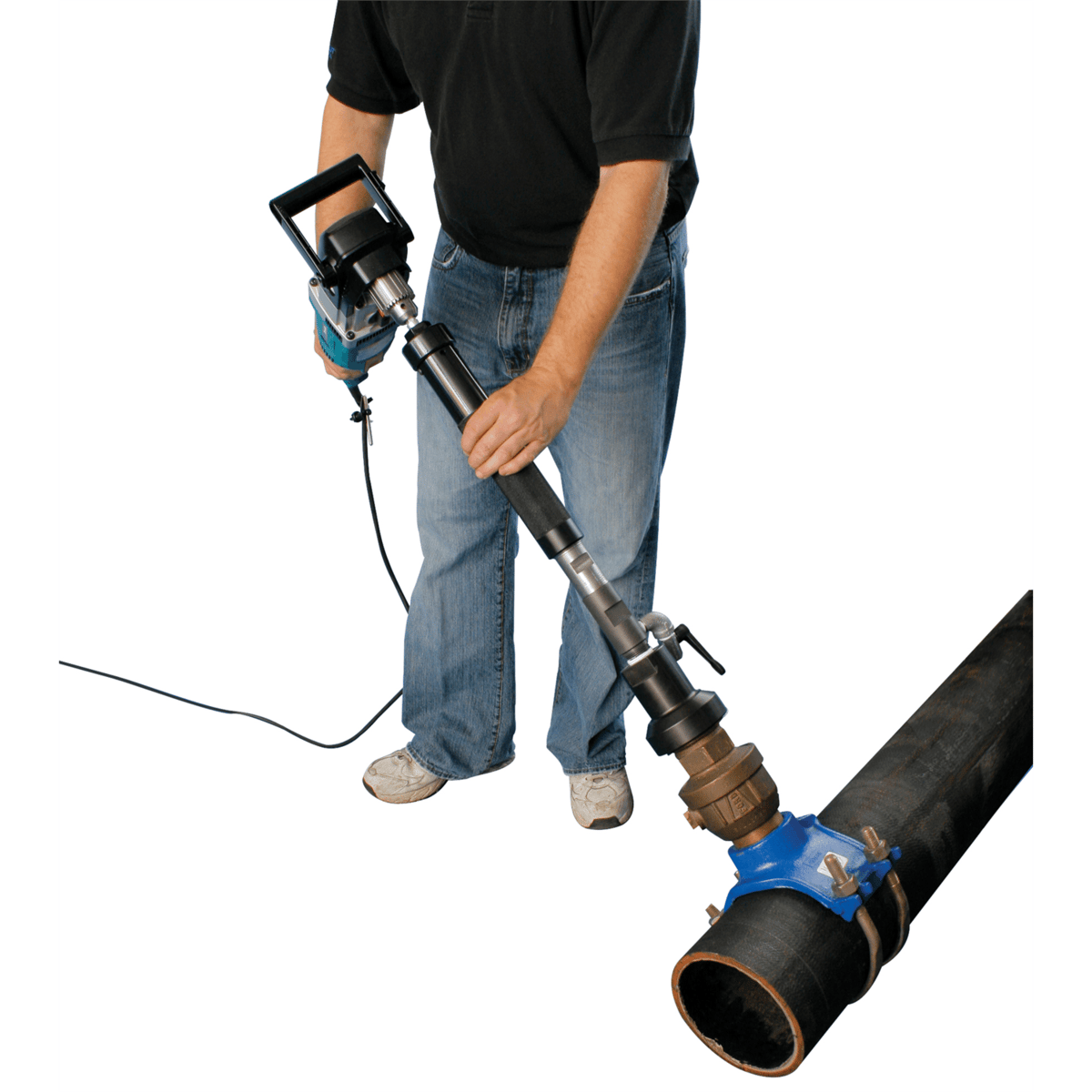 Reed Feed Tap Drilling Machine Complete Kit, 3/4 -2"