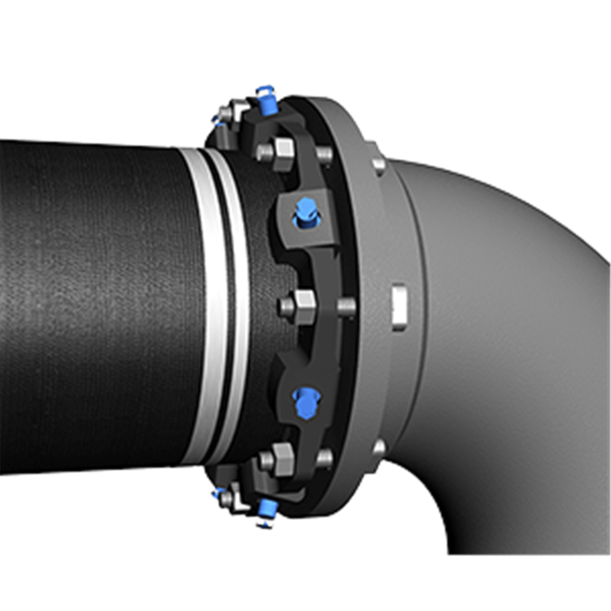EBAA IRON® 1100 MEGALUG® MJ Restraint for DI Pipe, 3"