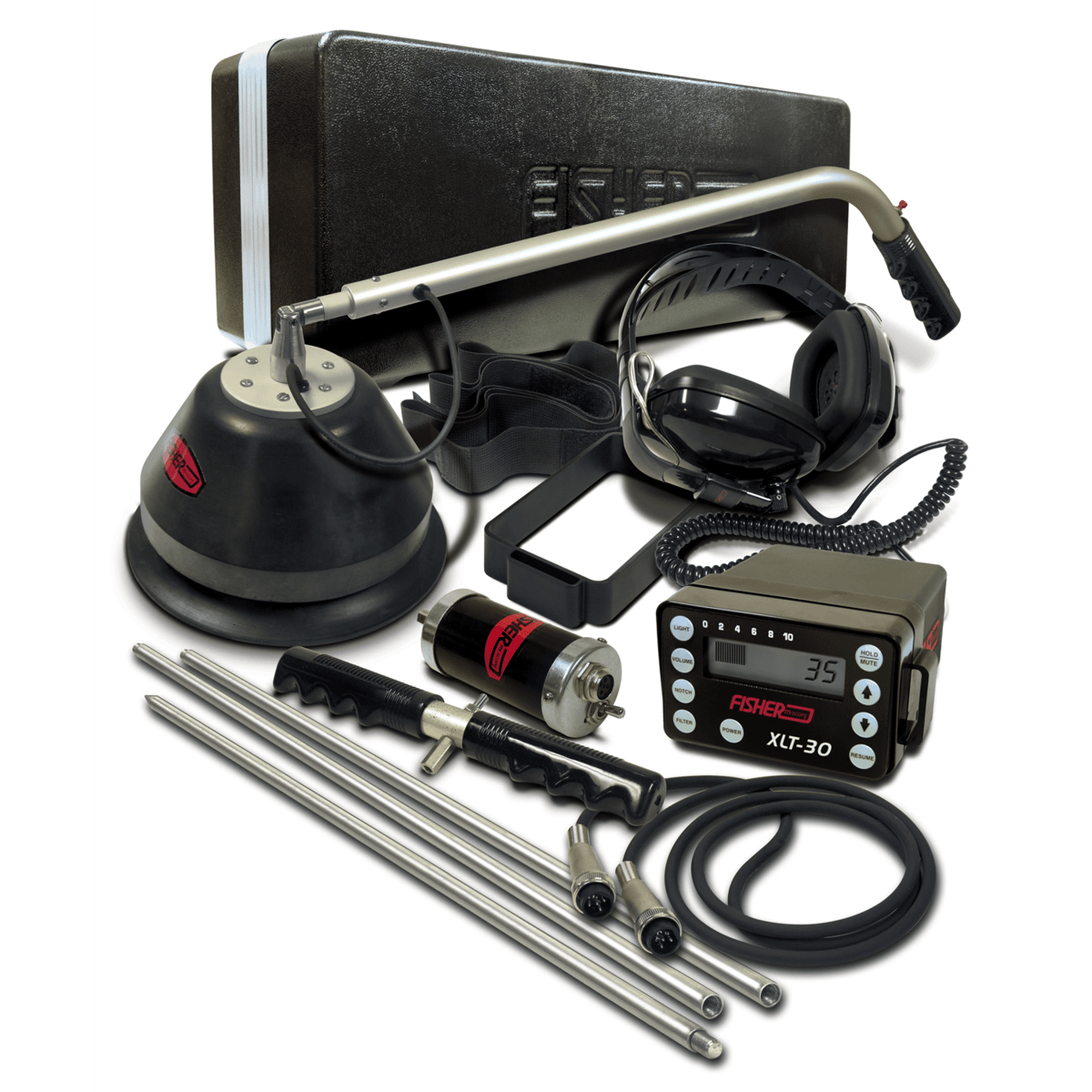 Fisher XLT30-A Liquid Leak Detector, Big Foot & Hydrophonic Probe