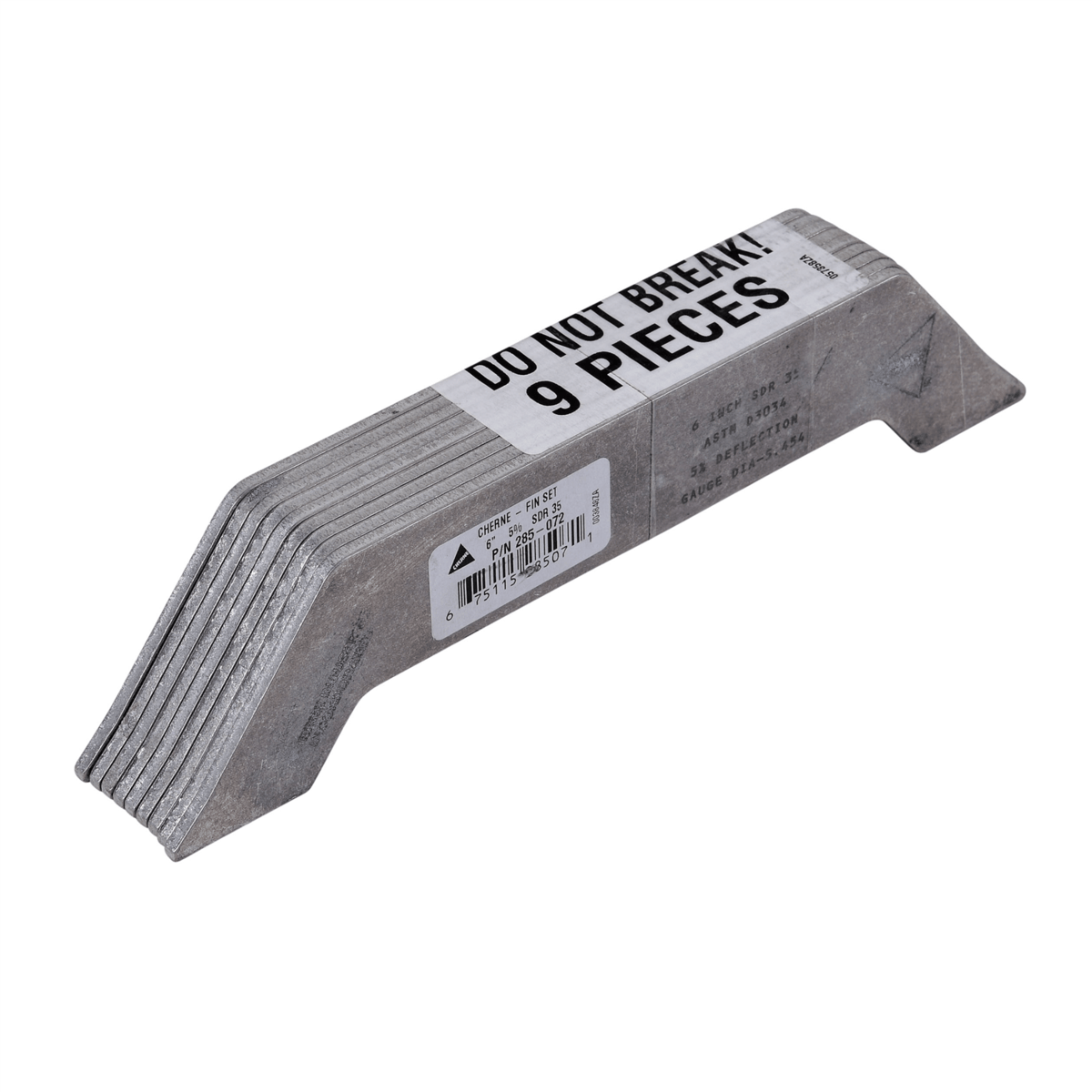 Cherne 5% Deflection Aluminum Fin Sets for SDR 26 Pipe Per ASTM D3034, 6"