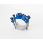 Smith-Blair 317 Service Saddle, 2" Nominal Pipe Size, 2.35-2.56" OD Range, 1" NPT Tap
