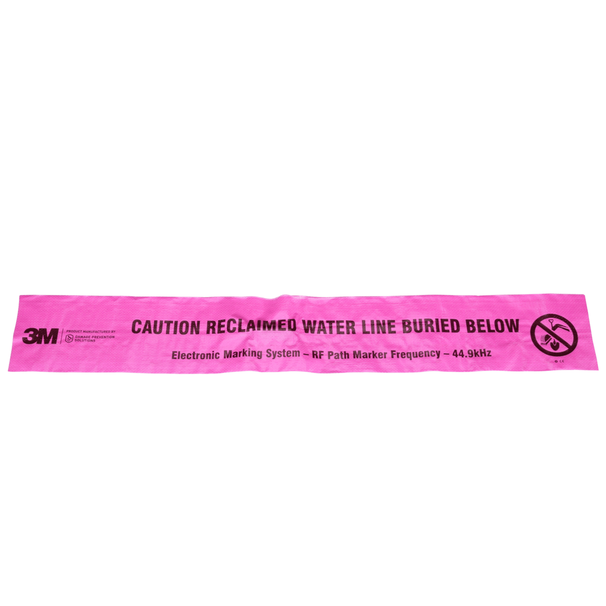 3M™ 7908 EMS Tape, 6", Purple, Reclaimed Water, 500ft Roll