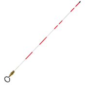 RoDon 5' Hydrafinder™ Fire Hydrant Marker w/ Extended 4-1/2" Port Mount Loop and Spring, Red